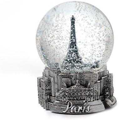Zizo Paris Francuska Eiffel Tower Sning Globe 65mm