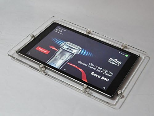 TABcare kompatibilan sa Kindle Fire HD 10 sigurnosnim akrilnim Vesa kompletom za poz, Kiosk, trgovinu,