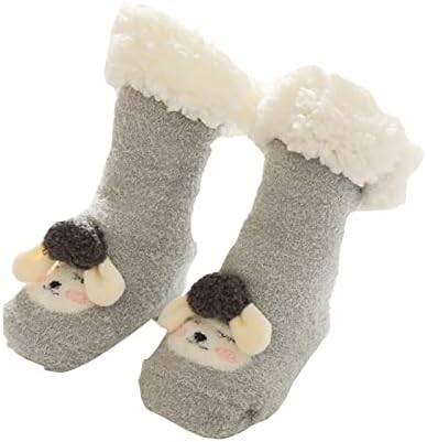 Dječje čarape za dugu cijev janjene vunene kavezne čarape zadebljane dječje čarape zime nove duge čarape za djevojčice