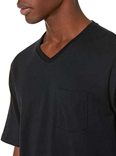 Essentials Muška majica s kratkim rukavima s V-izrezom, pakovanje od 2 komada