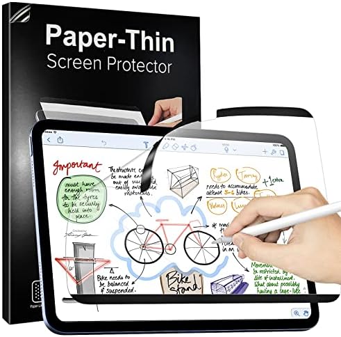 TiMOVO Magnetic Feel-papirna Zaštita ekrana kompatibilna sa ipadom 10. generacije 10,9 inča 2022, uklonjiva,