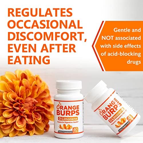 Narančasti Burps D-Limonene Softgels | Ekstrakt narandže kore za probavno zdravlje | Nekonklalno