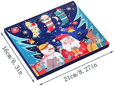 Set naušnica i ogrlica za djevojčice DIY Božićni Advent Kalendar narukvice Set 24 dana kalendar odbrojavanja