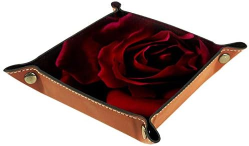 Lorvies Rose Cvijet crna crvena kutija za pohranu košara košara košara za kante za uredski dom