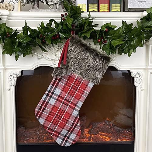 Božićne čarape Big Xmas Čarape Dekoracija SANTA Snjegovinski jeleni čarape Božićne ukrase i pribor za zabavu