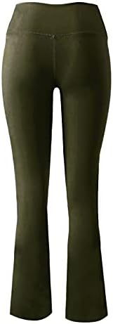 HonpraD pantalone sa širokim nogama za žene sitne dužine džepova helanke fitnes pantalone van trening trčanje