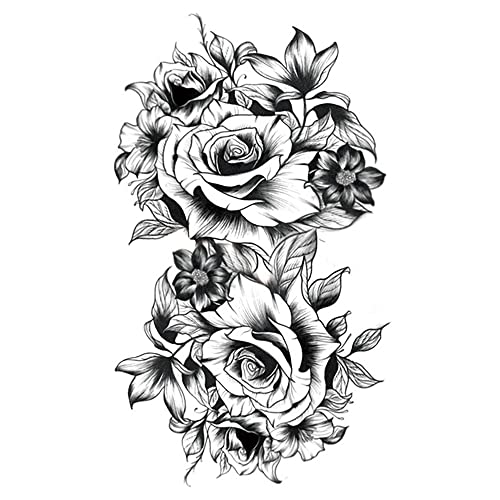 ASDFGH seksi vodootporne male svježe tetovaže naljepnice za cvijeće Privremena rukavska tetovaža vodootporna