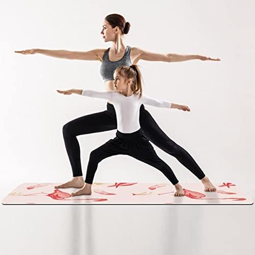 Višenamjenska prostirka za jogu Vježba & amp; podloga za vježbu za jogu, cvjetna Bijela krizantema