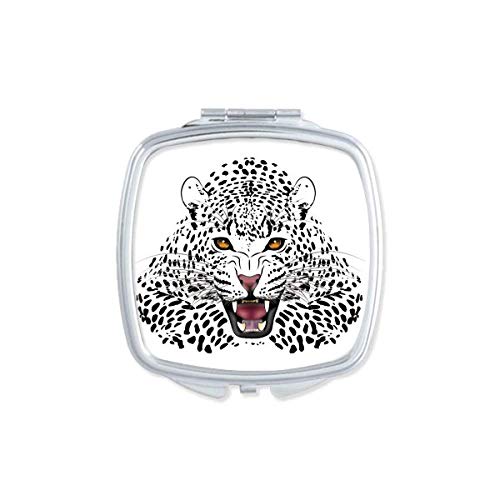 Tiger Head Close-up King životinjsko ogledalo prijenosno kompaktno džepno šminkanje dvostrano staklo