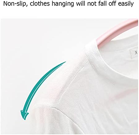 CFSNCM 10pcs Regali za vješalice za odrasle plastični zaslon Vješalice široko rame Neklizajuća odjeća