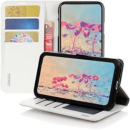 STENES Galaxy S9 Plus Case-3D Handmade s-Link Butterfly Floral Wallet Slotovi za kartice Fold