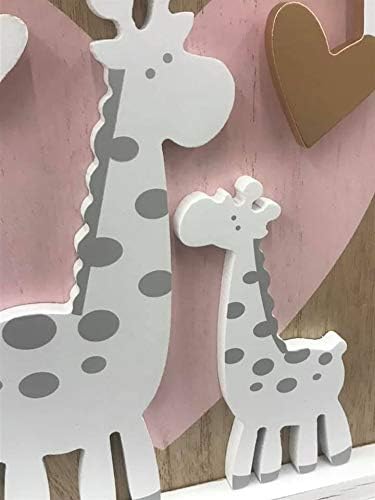 Žirafa srca Zidni ukras Dječja soba soba Dječji dom ukras