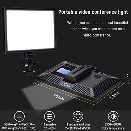 Viltrox 2 postavlja fotografiju LED video lampa sa dvobojnim 3300k-5600K, HD LCD ekran, CRI