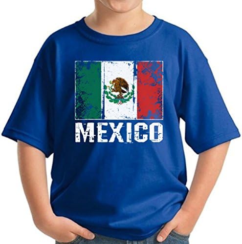 Pekatees Mexican zastava majica za djecu Meksiko Majica Meksička Soccer Mlaska majica
