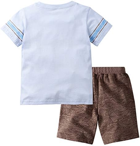 Gorboig dječak Odjeća Little Boys ljetne odjeće kratki rukav Odjeća dinosaurusa T-Shirt & amp; šorts Setovi 2-7T