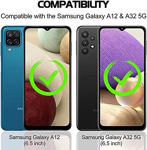 [2-Pack] za Samsung Galaxy A12 / A32 5G Zaštita ekrana za privatnost, Anti-Spy 9h tvrdoća protiv ogrebotina