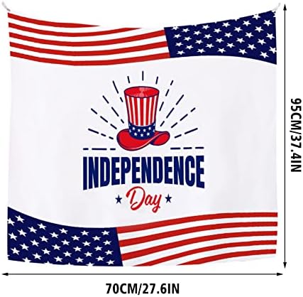 Ihtha američka zastava Patriotska fotografija pozadina tkanina Dan nezavisnosti Party Decor ukrasi za
