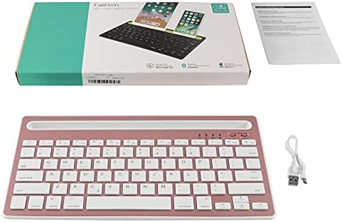Digiblusky bežična Bluetooth tastatura, 78 tipki Pustina tanka bežična tastatura s integriranim postoljem