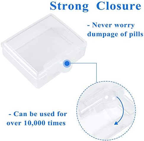 Futrole za pilule organizatori mala, 3 pakovanja dnevnih pilula jednodnevna Mini kutija za pilule prenosiva