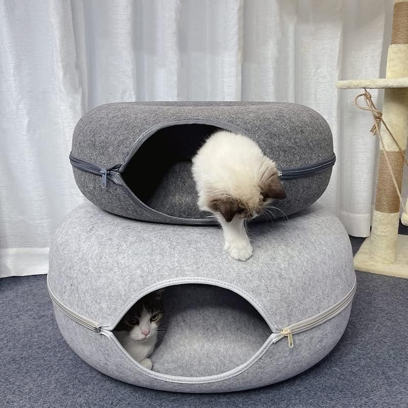 N / A Donut kućni ljubimac Tunel interaktivni igrač za igračke CAT krevet Dvostruka upotreba Ferrets zec