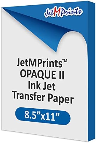 Jetmprints neprozirna verzija 2.0 Inkjet papir za prijenos, 11 x 17