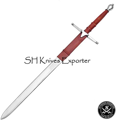 Shke - Škotski hrabar mač - 40 inča dugi ručni ručni nehrđajući čelik sir William Wallace replika