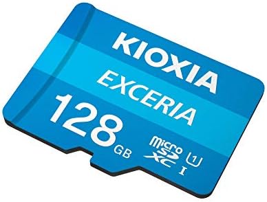 Kioxia 128GB microSD Exceria Flash memorijska kartica w / Adapter U1 R100 C10 Full HD Visoka
