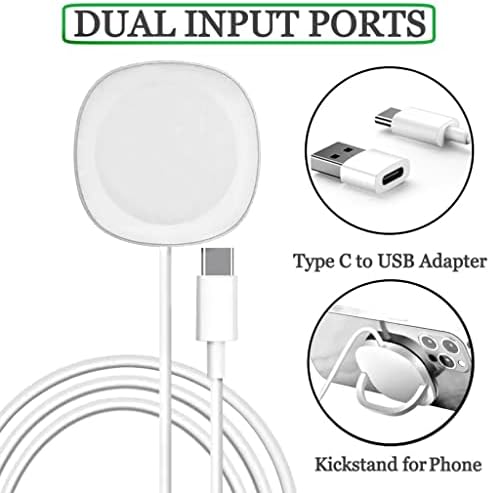 USB C wall charger and Wireless iPhone charger Cable - MagSafe Compatible Magnetic Charger for