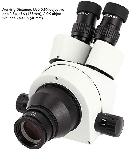 FOTABPYTI Trinocul Mioscope Lens, Stereo Mioscope Lens Set okulara 7x45x Wf10X okular Wf10X 30mm sa