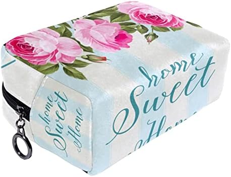 Toaletna torba, putni šminka kozmetička torba za žene muškarci, kućna ružičasta ruža cvjetna