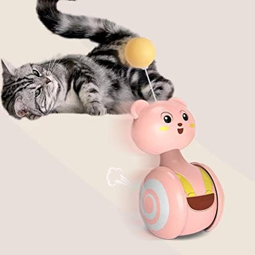 Lemall Cat igračke interaktivne mačke igračke gravitacije ping pong zvona sa Catnip dosadom Oslobodi