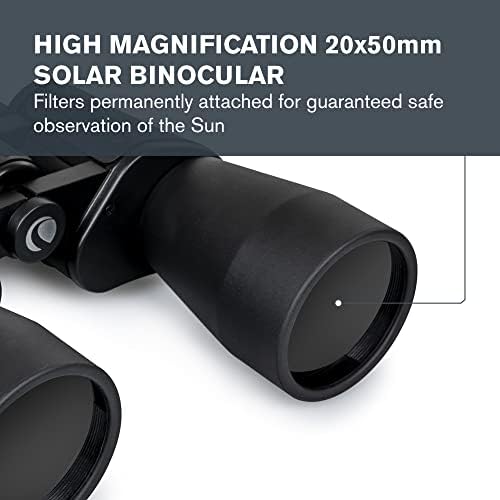 Celestron – EclipSmart 20x50 safe Solar Eclipse dvogled – u skladu sa ISO 12312-2 – moćni solarni