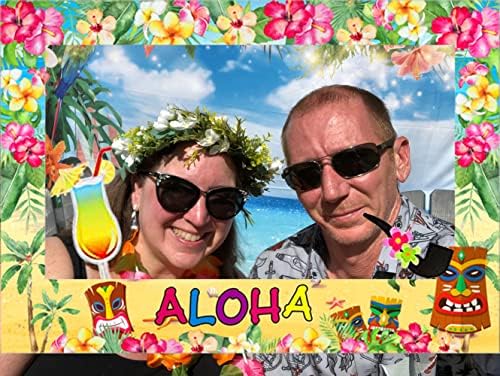 Aloha Party Photo Booth rekviziti Havajska zabava Foto Booth Read Aloha Party Photo Booth Okvir za zabavu