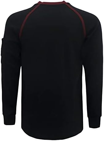 Bocomal Fr Shirts za muškarce vatrootporne majice NFPA2112 / CAT2 7.1 Oz muške duge rukave vatrootporne