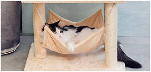 fevilady Cat Tree Cat Tower mačka igračka kuća krevet viseće kugle Drvo mačji namještaj Grebalice od punog drveta
