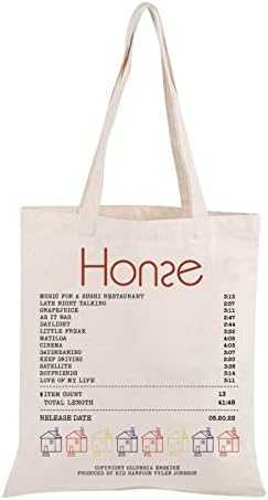 BLUPARK Singer Inspired Tote Bag Singer Album song Idea Gift Women Canvas Tote Bag Gift for Fan