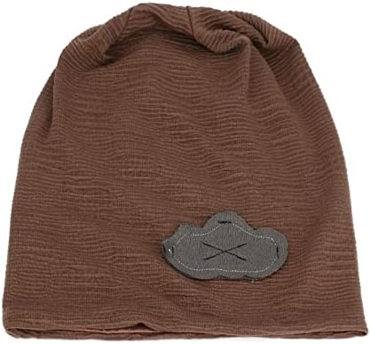 BDDVIQNN Muška Ženska Slouchy Beanie Cloud Patch pulover kapa kapa Baotou hladna kapa prozirna reverzibilna kapa