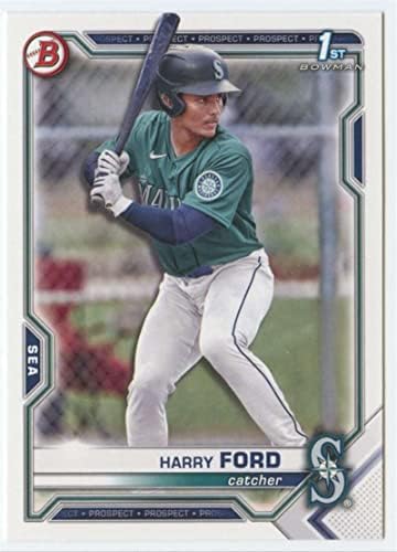 2021 Bowman Nacrt BD-1 Harry Ford RC Rookie Seattle Mariners MLB bejzbol trgovačka kartica