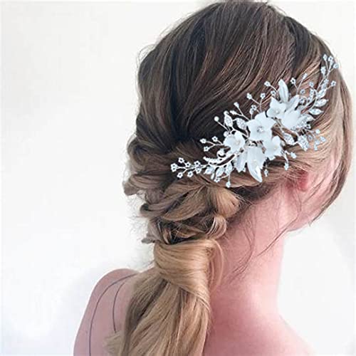 Ručno rađeni vjenčani češalj za kosu za mladenke, Bridal Hair Accessories sa kristalnim vještačkim dijamantom,