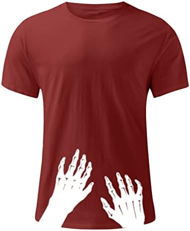 Atletski kompresijski sport koji radi majica s dugim rukavima MENS moda casual pamuk tiskani majica kratkih