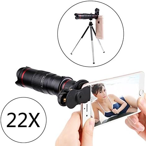 Telefoto objektiv za mobilni telefon, Garyesh objektiv kamere, 22x telefoto sočivo sa objektivom od 180° Fisheye