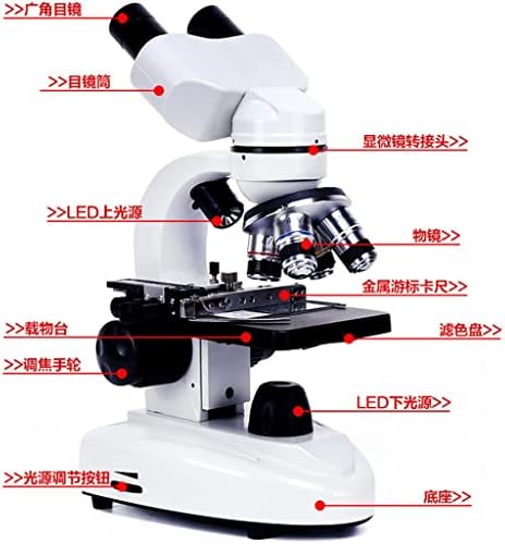 Liujun binokularni biološki mikroskop za zaštitu očiju 40x-2500X eksperimentalna glava rotirajuća za