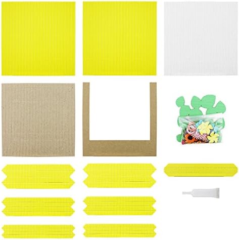 × × ワーク Craft Kit, Namami Foto okvir, kutija za cvijeće, žuta, kompatibilna sa fotografijama veličine l