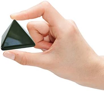 Prirodna crna obsidijanska piramida CHAKRA liječenja kristalnog kamena, 1,5 inča