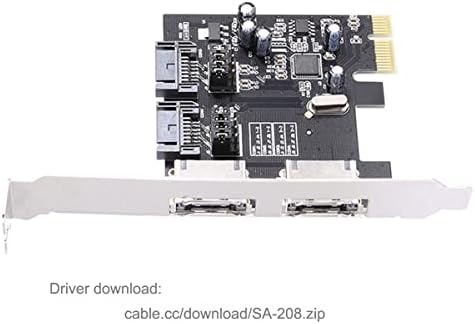 CABLECC PCI-E do 4 porta sata 3.0 eSATA PCIe SATA3 6Gbps Proširena kartica PCI-e adapter