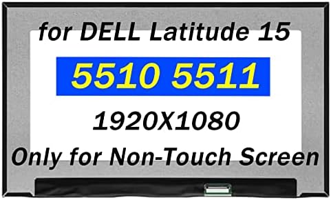 Zamjena zaslona PEHDPVS 15.6 za Dell Latitude 15 5510 5511 P80F P80F003 P / N 1K1DG 01K1DG FHD 1920 × 1080