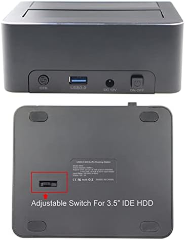 EYHLKM Dual Bay USB 3.0 na SATA IDE eksterni hard disk priključna stanica sa 2-Portnim čitačem kartica