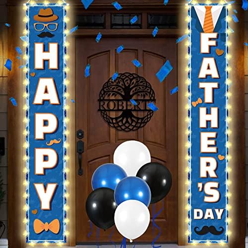 Očev ukras za dan banner trijema, veliku veliku veliku baner za dan oca sa LED-laganim trakama