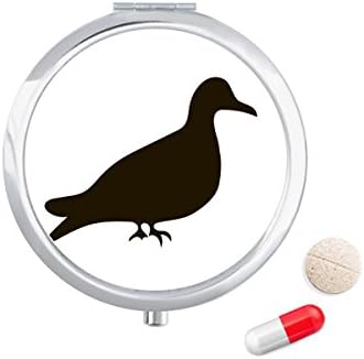 Black Pigeon životinjski prikaz tableta za posteljinu za pohranu kutije za pohranu prtljažnika