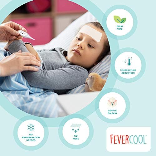 Medagel Fevercool Patches-zakrpe za hlađenje za groznicu, migrenu i ublažavanje glavobolje / proizvedeno